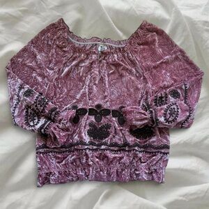 Ivy Jane Crushed Velvet Blouse